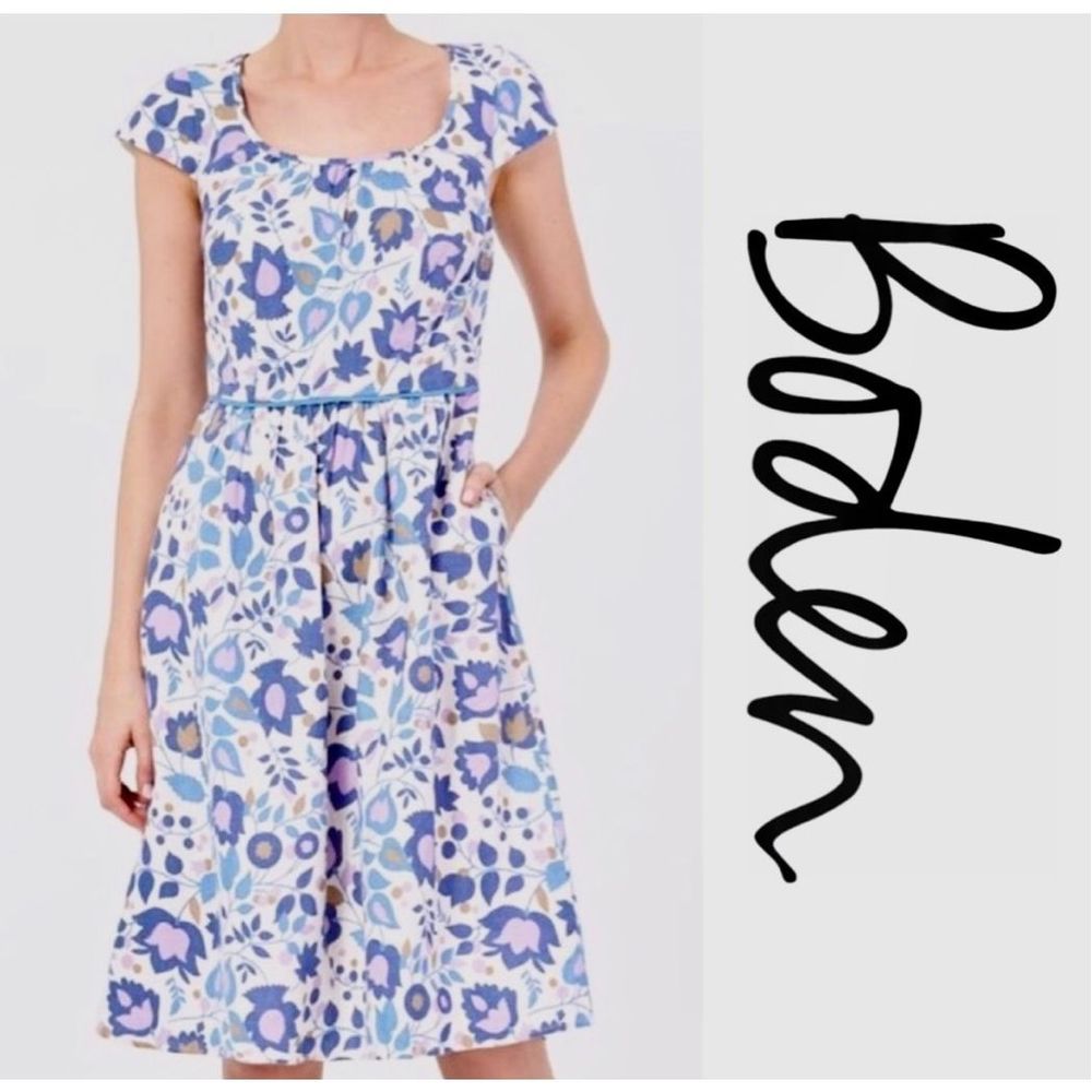 Boden Floral Dress 14